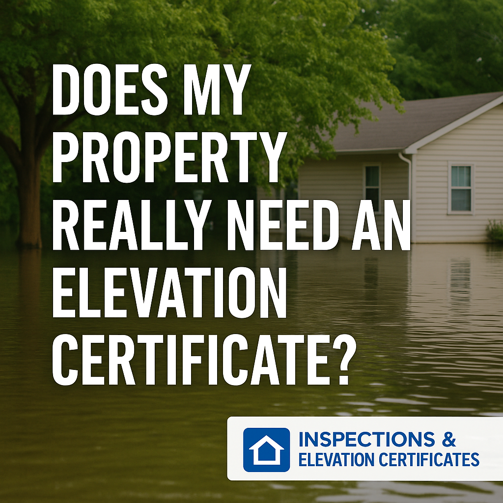 Licensed Florida surveyor providing elevation certificate for flood insurance